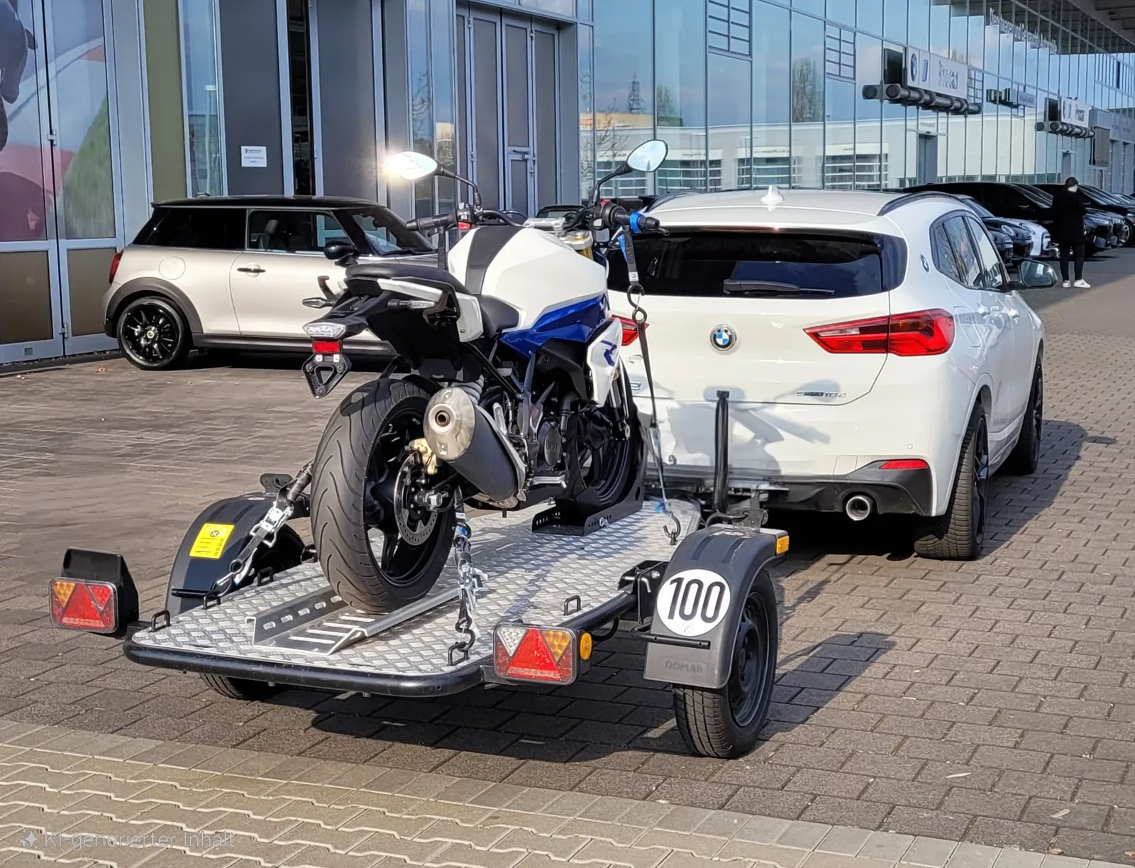 Absenk-Trailer 550kg – Foto 2